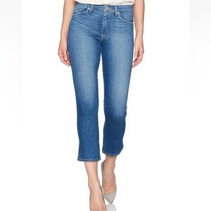 Hudson High Rise Cropped Women’s Kick Flare Denim Jeans